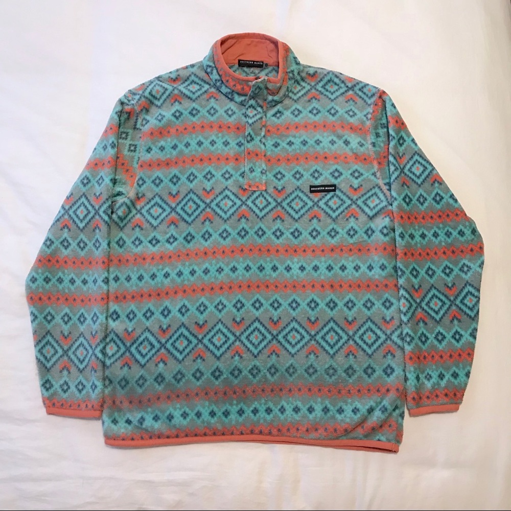 Southern Marsh Pisgah Aztec Fleece Pullover